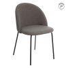 SILLA GRIS TEJIDO-METAL MODERNO SALÓN 50 X 54 X 78
