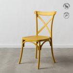SILLA APILABLE AMARILLO POLIPROPILENO 48