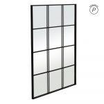 ESPEJO VENTANA METAL-CRISTAL DECORACIÓN 90 X 3 X 120 CM