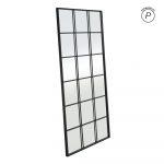 ESPEJO VENTANA METAL-CRISTAL DECORACIÓN 90 X 3 X 180 CM