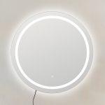 ESPEJO CON LUZ LED DECORACIÓN 60 X 3 X 60 CM