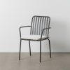 SILLA ANTRACITA ACERO EXTERIOR 56 X 57 X 87 CM