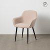 SILLA BEIGE TEJIDO-METAL CONTRACT 61 X 59