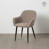SILLA TAUPE TEJIDO-METAL CONTRACT 61 X 59
