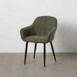 SILLA VERDE TEJIDO-METAL CONTRACT 61 X 59