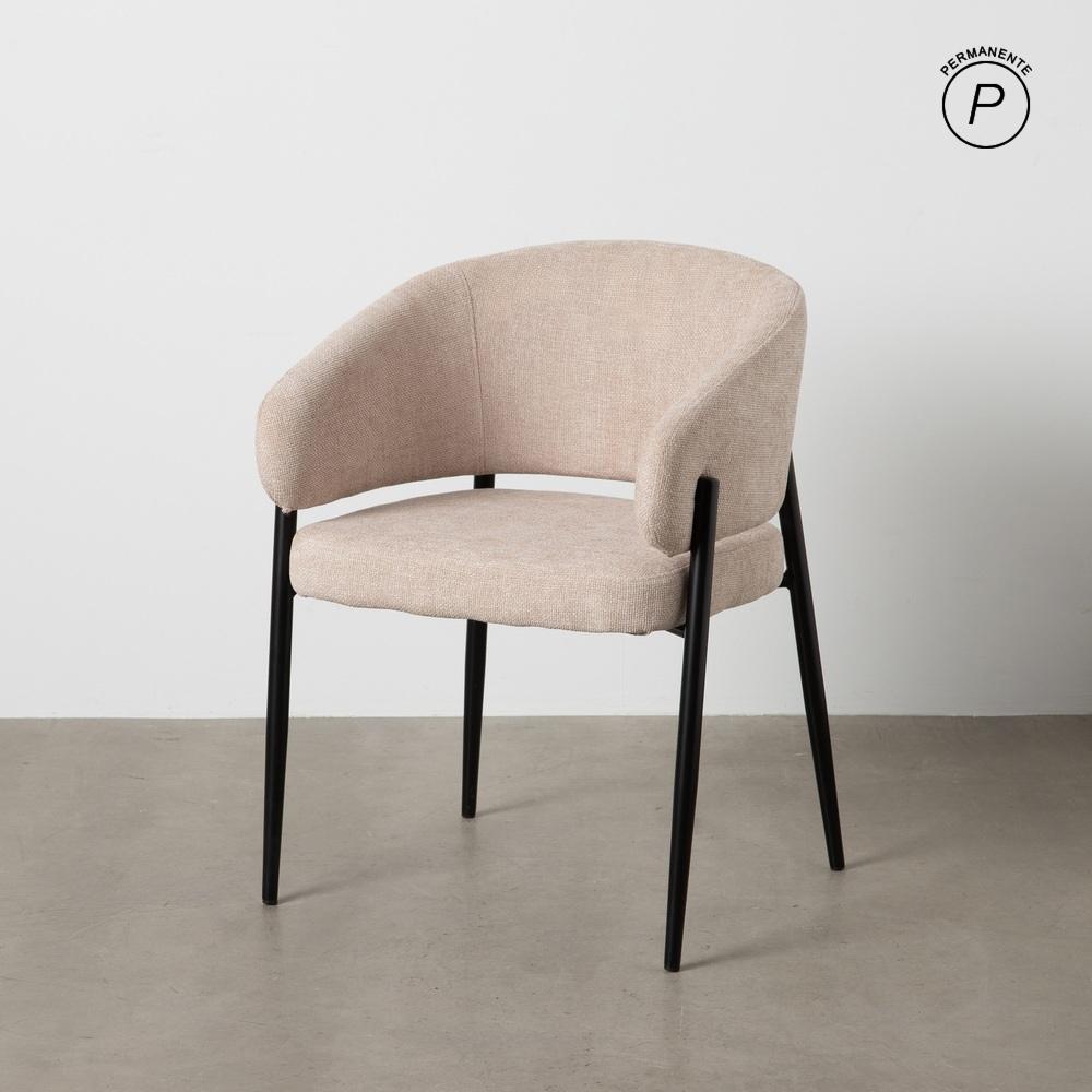 silla-beige-tejido-metal-contract-60-x-57-x-79-cm-612594