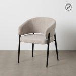 SILLA GRIS TEJIDO-METAL CONTRACT 60 X 57 X 79 CM