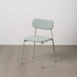 SILLA VERDE TEJIDO-METAL CONTRACT 49 X 47 X 76 CM
