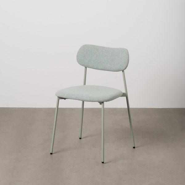 SILLA VERDE TEJIDO-METAL CONTRACT 49 X 47 X 76 CM