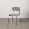 SILLA GRIS TEJIDO-METAL CONTRACT 49 X 47 X 76 CM