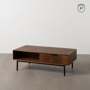 MESA CENTRO MADERA DE MANGO SALÓN 110 X 60 X 40 CM