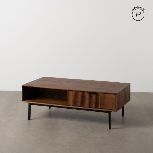 MESA CENTRO MADERA DE MANGO SALÓN 110 X 60 X 40 CM