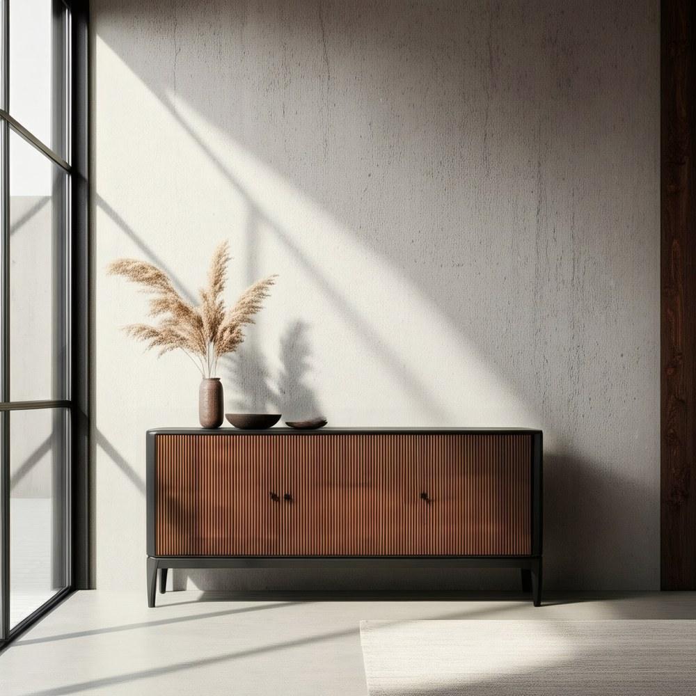 aparador-marron-negro-madera-salon-160-x-40-x-75-cm-612966