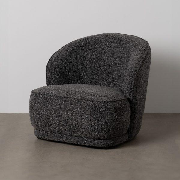 SILLÓN JASPEADO TEJIDO SALÓN 78 X 81 X 74 CM