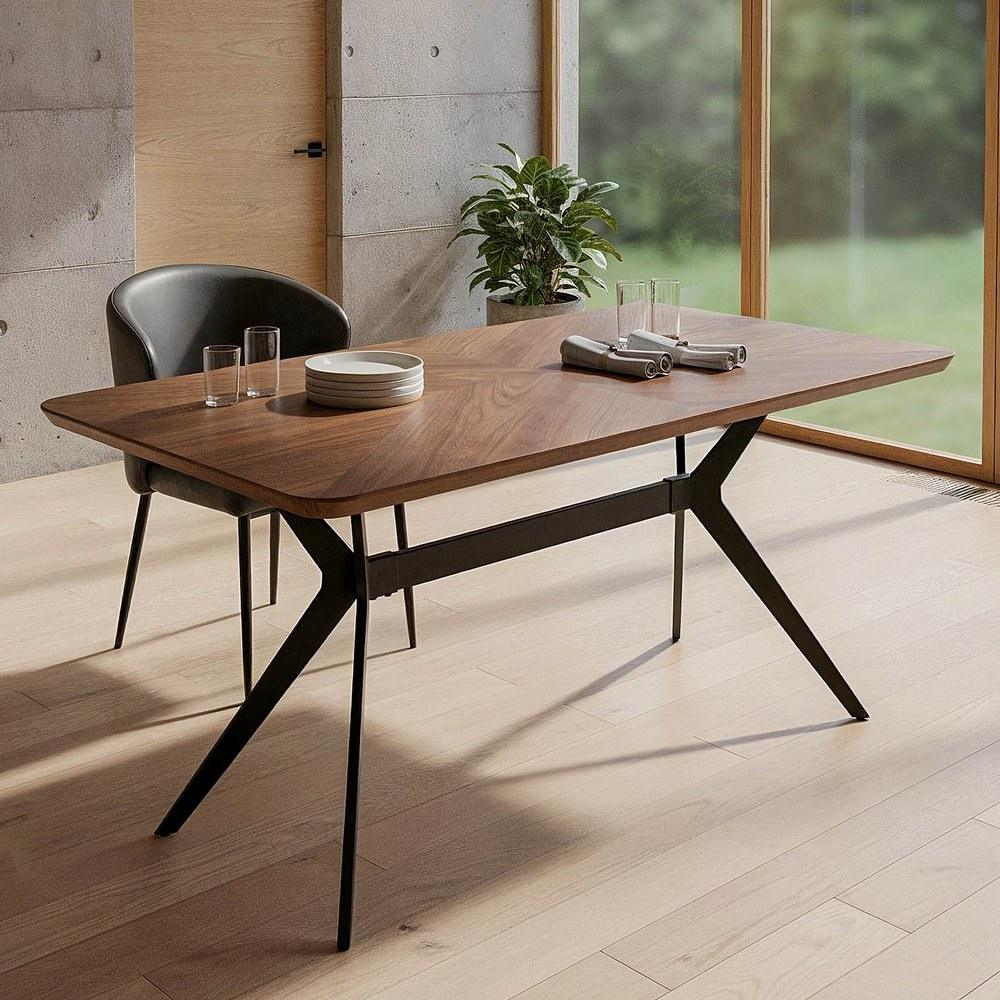 mesa-comedor-marron-negro-dm-metal-180-x-90-x-76-cm-614898