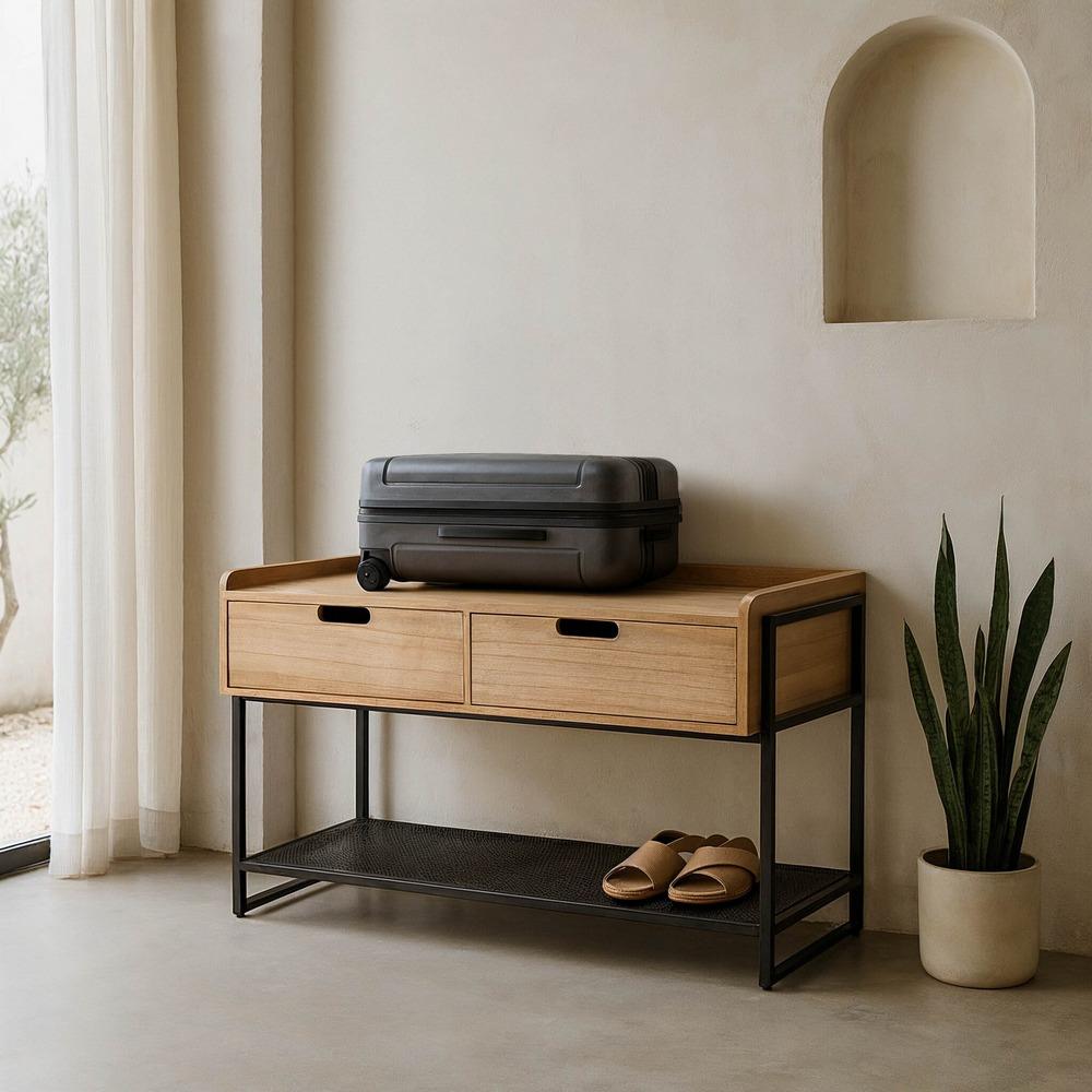 mueble-cajones-natural-negro-dm-metal-100-x-48-x-5650-cm-615351