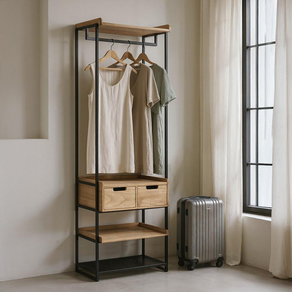 mueble-vestidor-natural-negro-dm-metal-60-x-48-x-19250-cm-615352