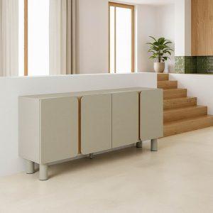 APARADOR TAUPE DM SALÓN 180 X 40 X 75 CM