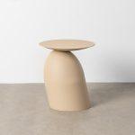 MESITA BEIGE ACERO 46 X 46 X 51 CM