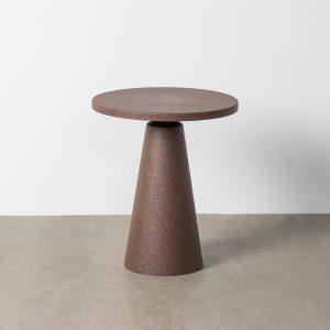 MESITA MARRÓN ACERO 50