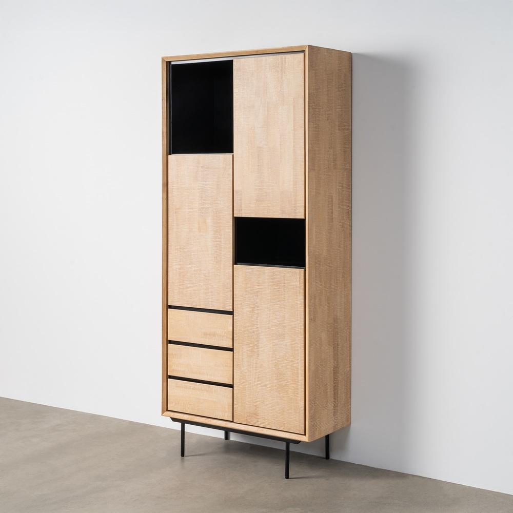 armario-natural-negro-madera-metal-8950-x-40-x-204-cm-615683