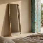 ESPEJO NATURAL MADERA DECORACIÓN 60 X 3 X 170 CM