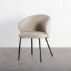 SILLA BEIGE TEJIDO-METAL CONTRACT 56