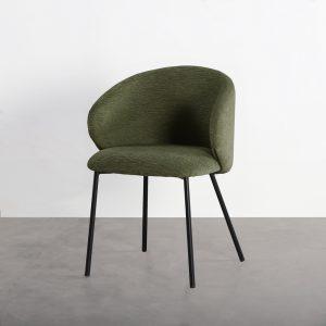 SILLA VERDE TEJIDO-METAL CONTRACT 56