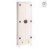 ARMARIO 2 PUERTAS Y 2 CAJONES BLANCO 55 X 33 X 185 CM
