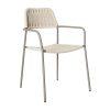 SILLA APILABLE MILOS LIMO CREMA