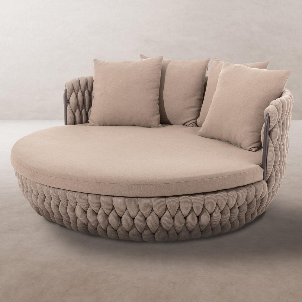 CAMA REBECCA ALUMINIO TOPO 185 X 185 X 78 CM