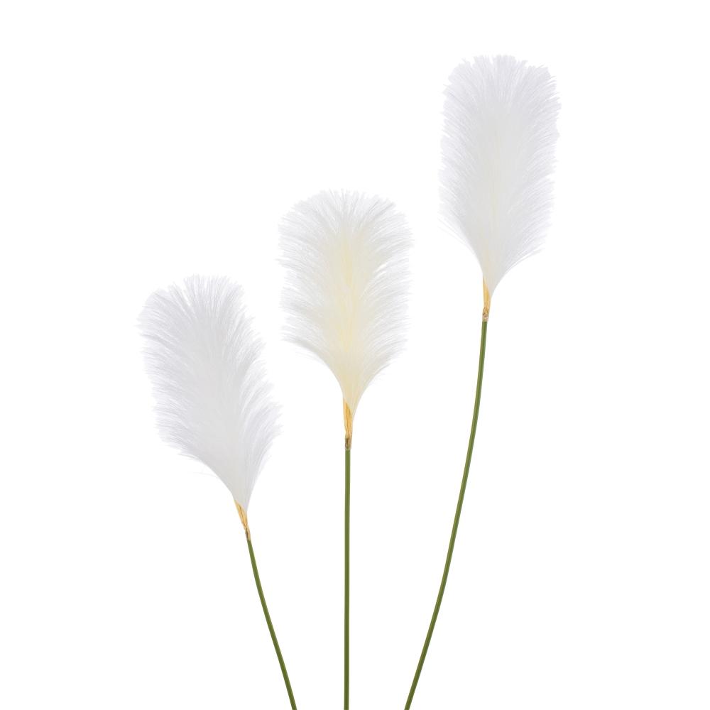 RAMA JUNCO BLANCO ARTIFICIAL DECORACIÓN 25 X 12 X 108 CM