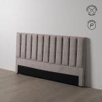 CABECERO GRIS TEJIDO DORMITORIO 190 X 8 X 100 CM