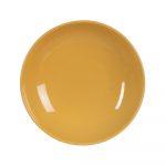 PLATO HONDO MOSTAZA STONEWARE COCINA 22 X 22 X 4