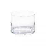 JARRÓN DECORACIÓN TRANSPARENTE CRISTAL 18 X 18 X 14 CM