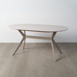 MESA COMEDOR GRIS DM 160 X 90 X 76 CM