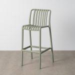 TABURETE VERDE POLIPROPILENO EXTERIOR 51 X 50 X 102 CM