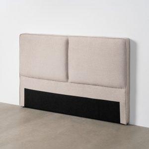 CABECERO BEIGE TEJIDO DORMITORIO 160 X 12 X 100 CM