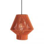 LÁMPARA TECHO TEJA CUERDA DE PAPEL 25