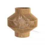 LÁMPARA MESA NATURAL CUERDA DE PAPEL 30 X 30 X 28