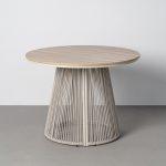 MESA COMEDOR POLYWOOD-PE RATÁN EXTERIOR 100 X 100 X 75 CM