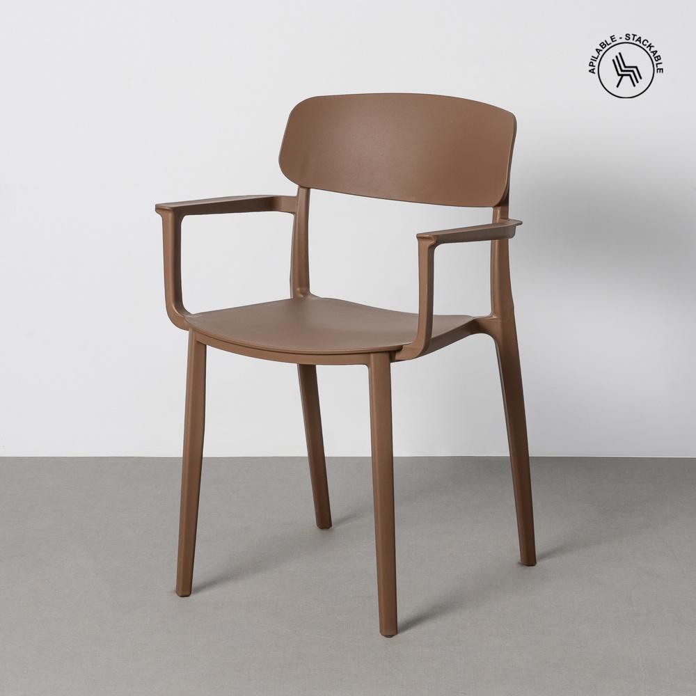 silla-apilable-marron-pp-contract-5150-x-51-x-80-cm-616258