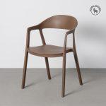 SILLA APILABLE MARRÓN PP CONTRACT 52 X 52 X 80 CM