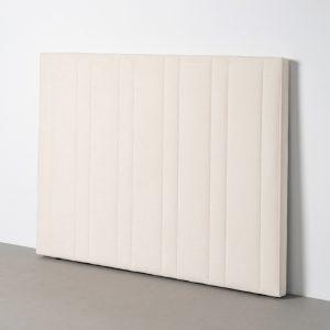 CABECERO CREMA TEJIDO DORMITORIO 160 X 122 CM