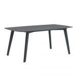 MESA MARÍN PORCELÁNICO ANTRACITA FOSSIL 180 X 90 X 72 CM