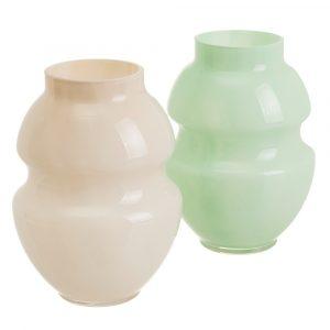 JARRÓN 2/C VIDRIO 17 X 17 X 23 CM